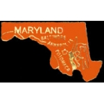 MARYLAND PIN MD STATE SHAPE PINS